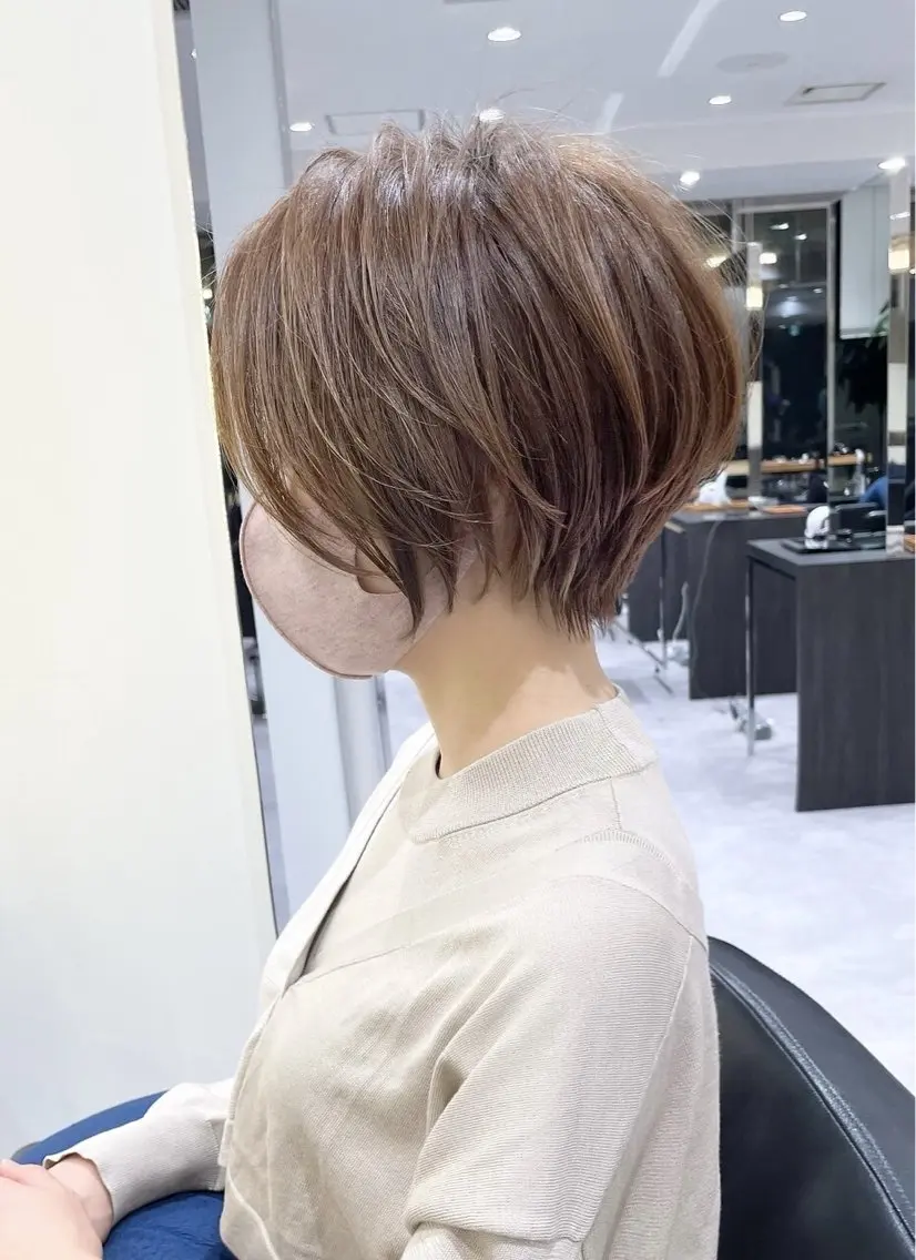 ショート 縮毛矯正 浅野賢哉🌟縮毛 矯正、ショート🌟のヘアスタイル