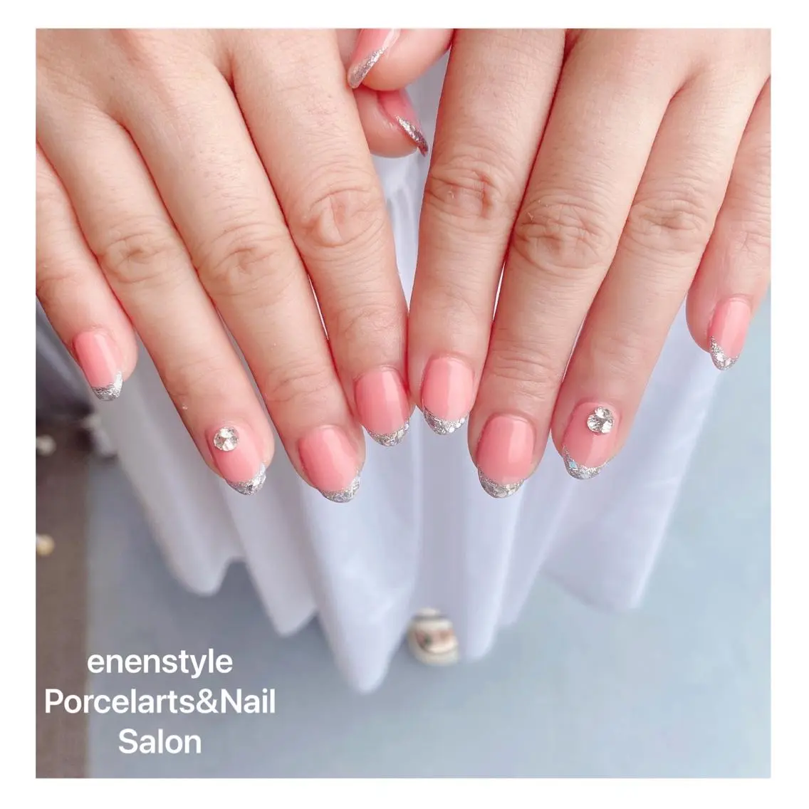 ミディアム ネイル 🐾enen style 🐾のネイルデザイン