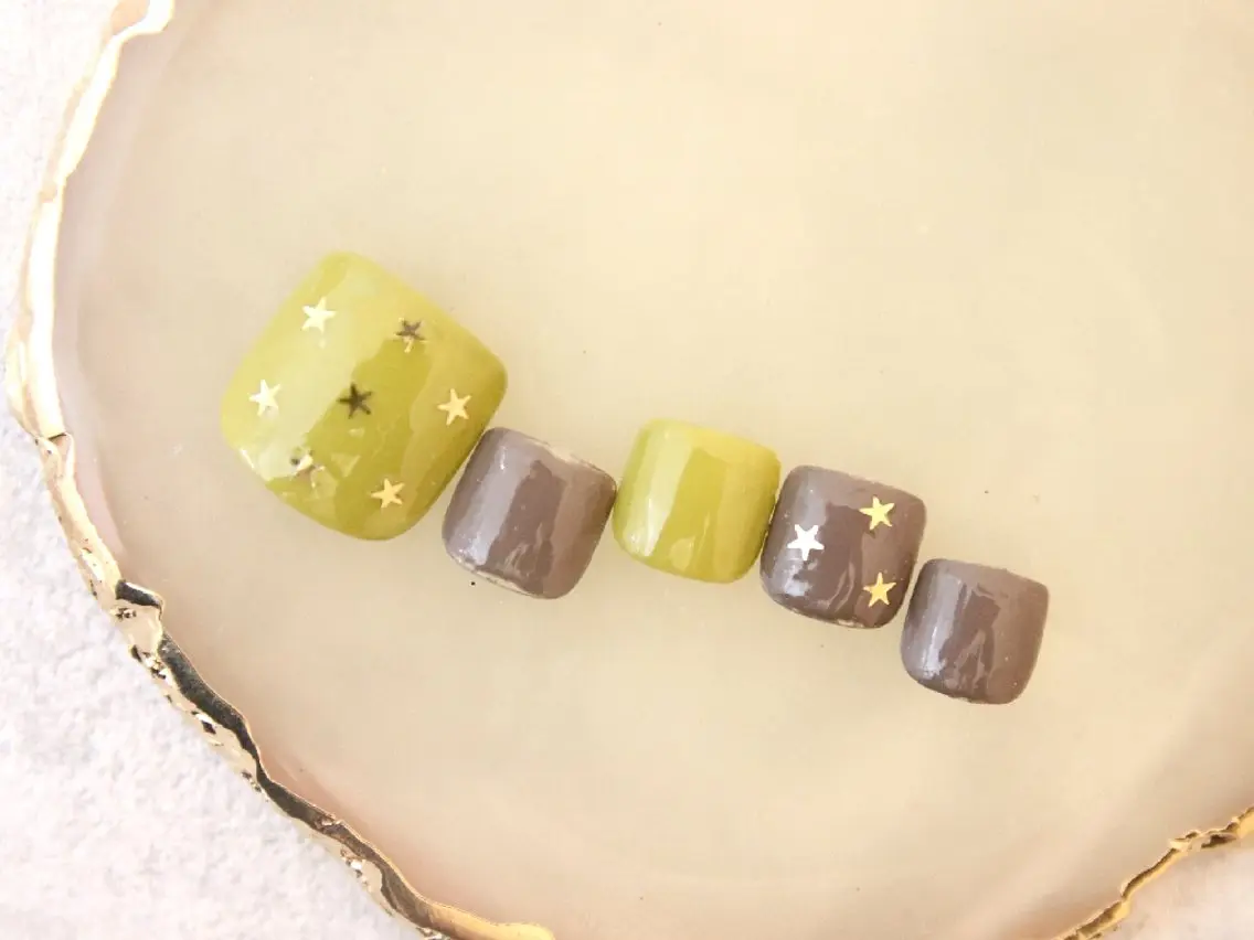 ネイル フットネイル シンプルネイル NailSalon N.中目黒のネイルデザイン