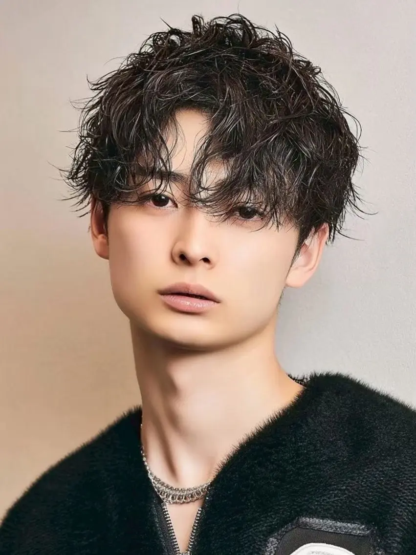 パーマ メンズ 神田 絢飛のヘアスタイル