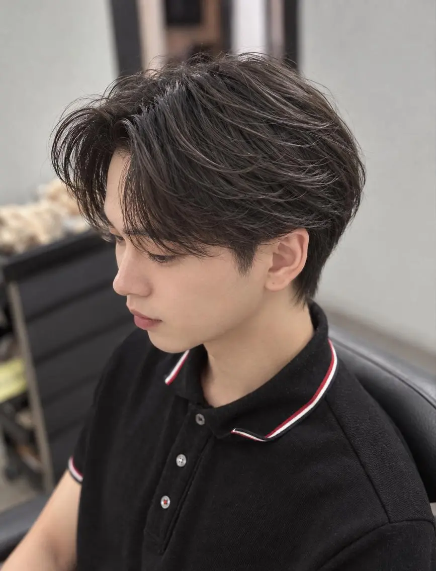 【💯口コミ特典💯】ニュアンスパーマ+メンズカット:3stepTR ¥11000→¥6900の写真