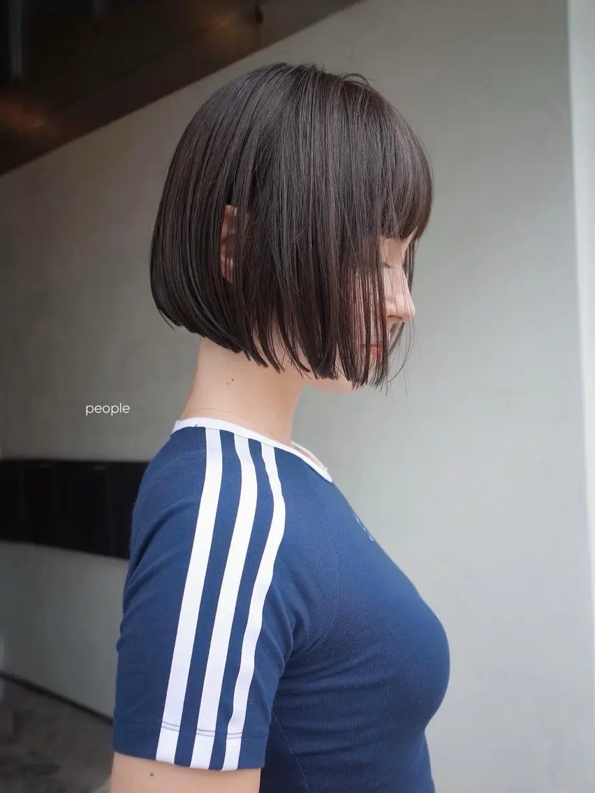 ショート カット ヘアカラー ボブ/透明感カラー Fukaのヘアスタイル