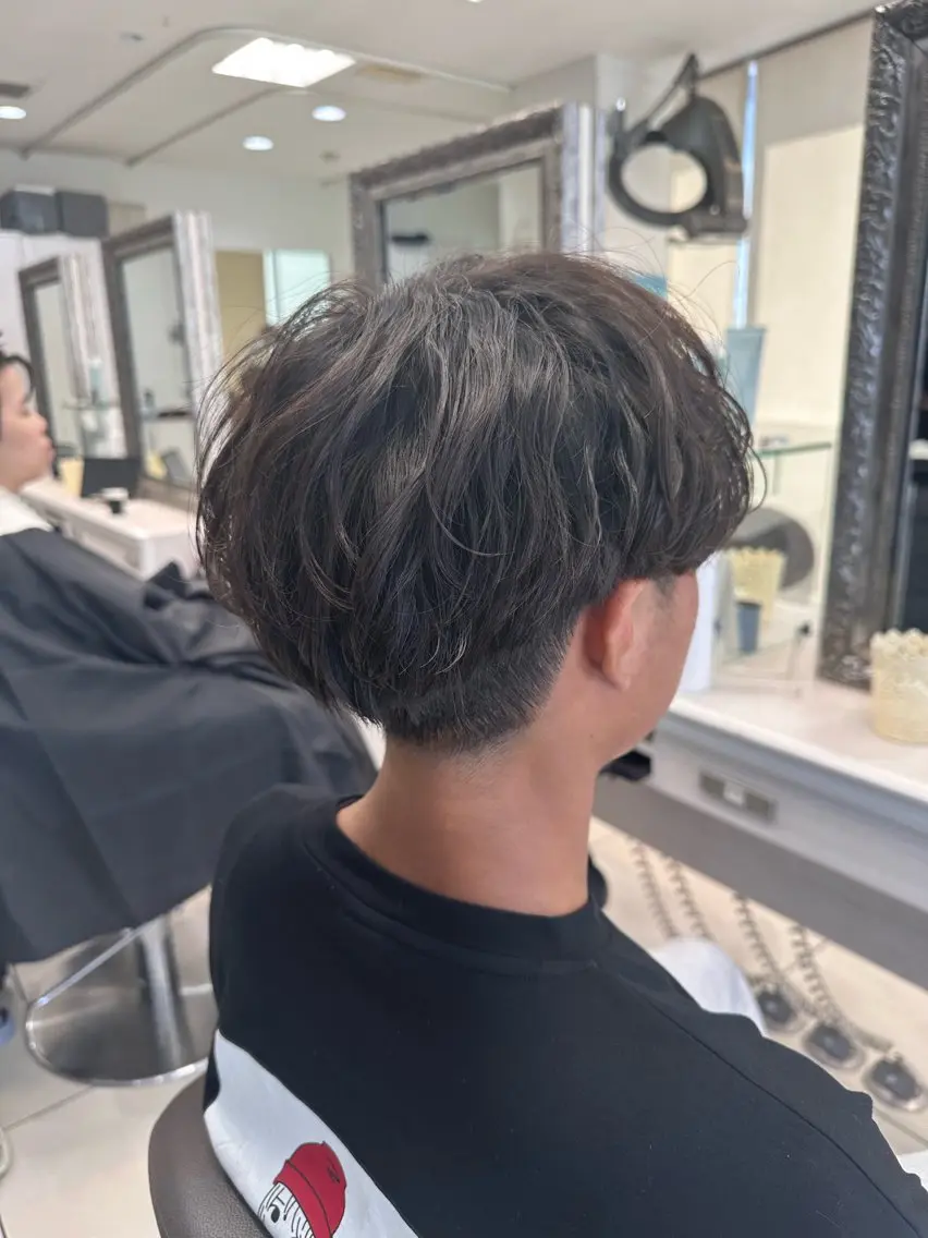 メンズ メンズパーマ カット パーマ トリートメント 炭木 一也のヘアスタイル