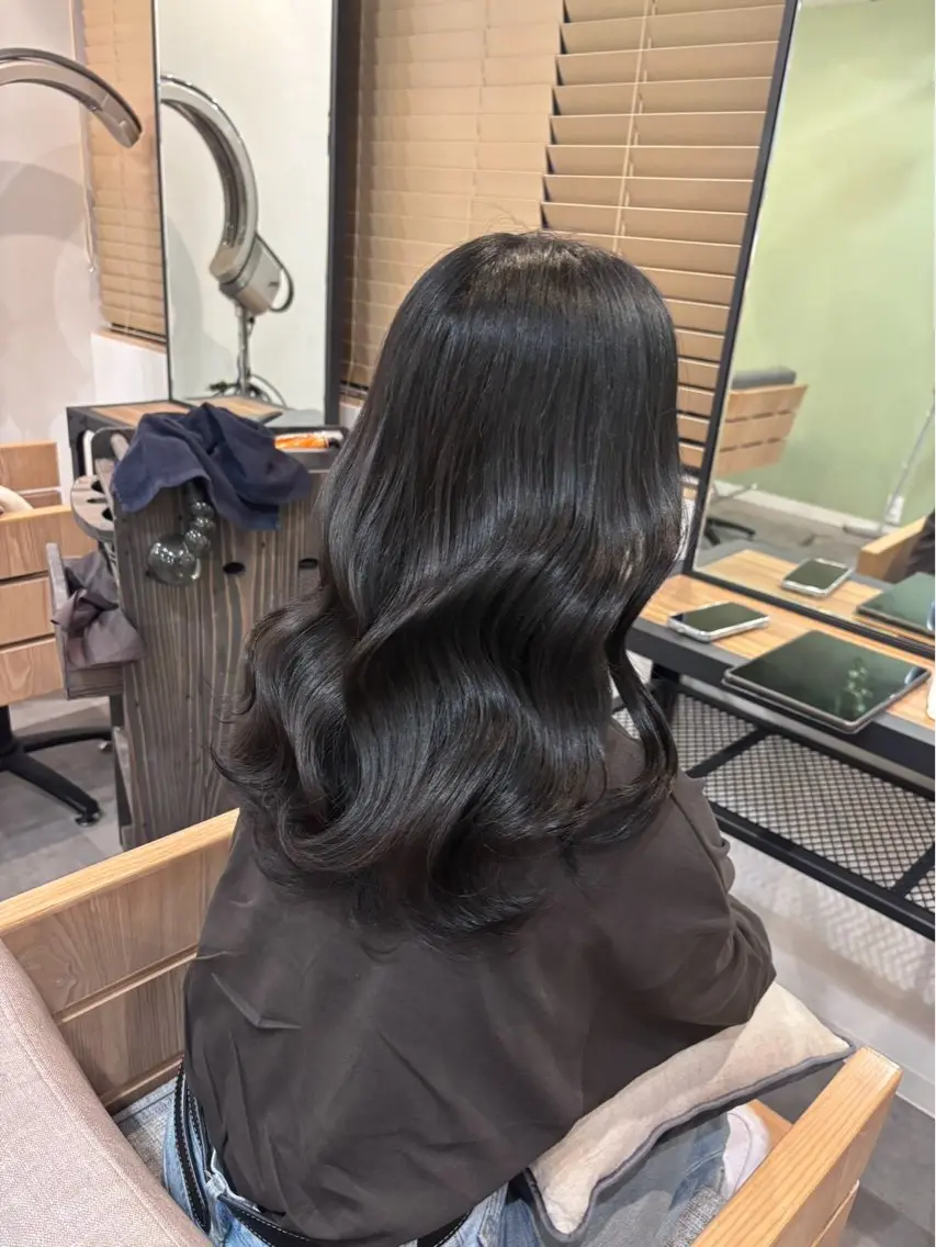 ロング カラー ヘアカラー 池袋/艶カラー✖️ ☘️DEMURAのヘアスタイル