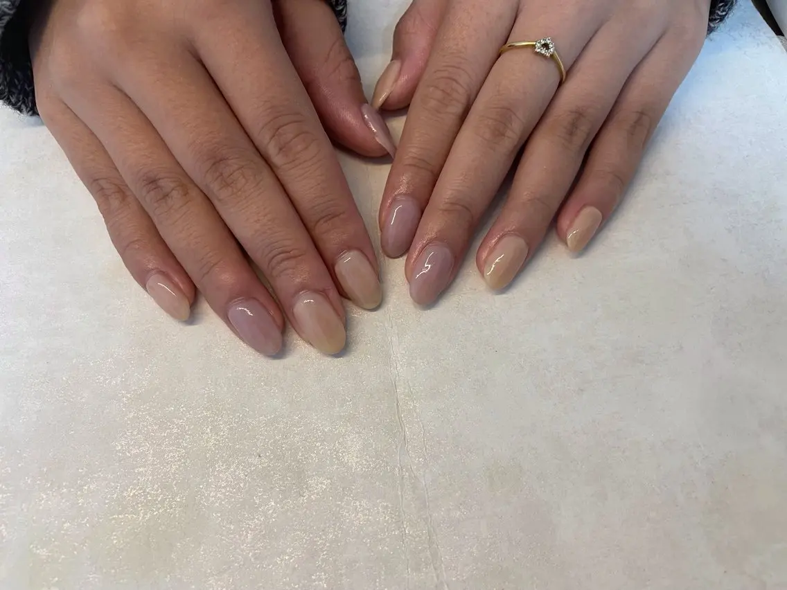 ネイル ジェルネイル 韓国ネイル メンズネイル ワンカラーネイル パラジェル ハンドネイル mogunail &blowのネイルデザイン