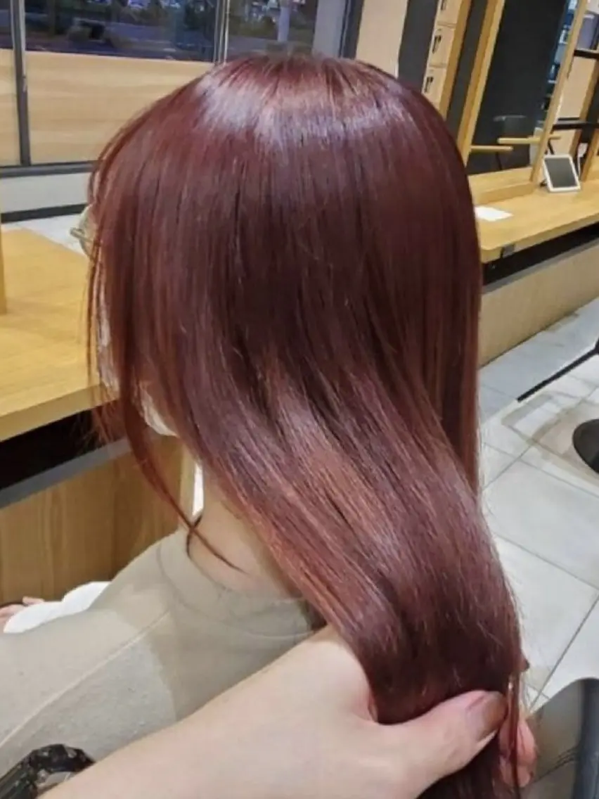 【2名様限定‼️】ブリーチなし透明感ダブルカラー+ケアトリートメント🌺の写真