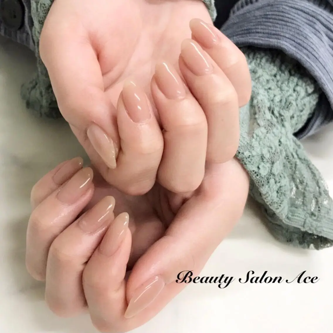 ネイル ワンカラーネイル ハンドネイル ハンドケア 池袋フィルイン Ace♡Nailのネイルデザイン