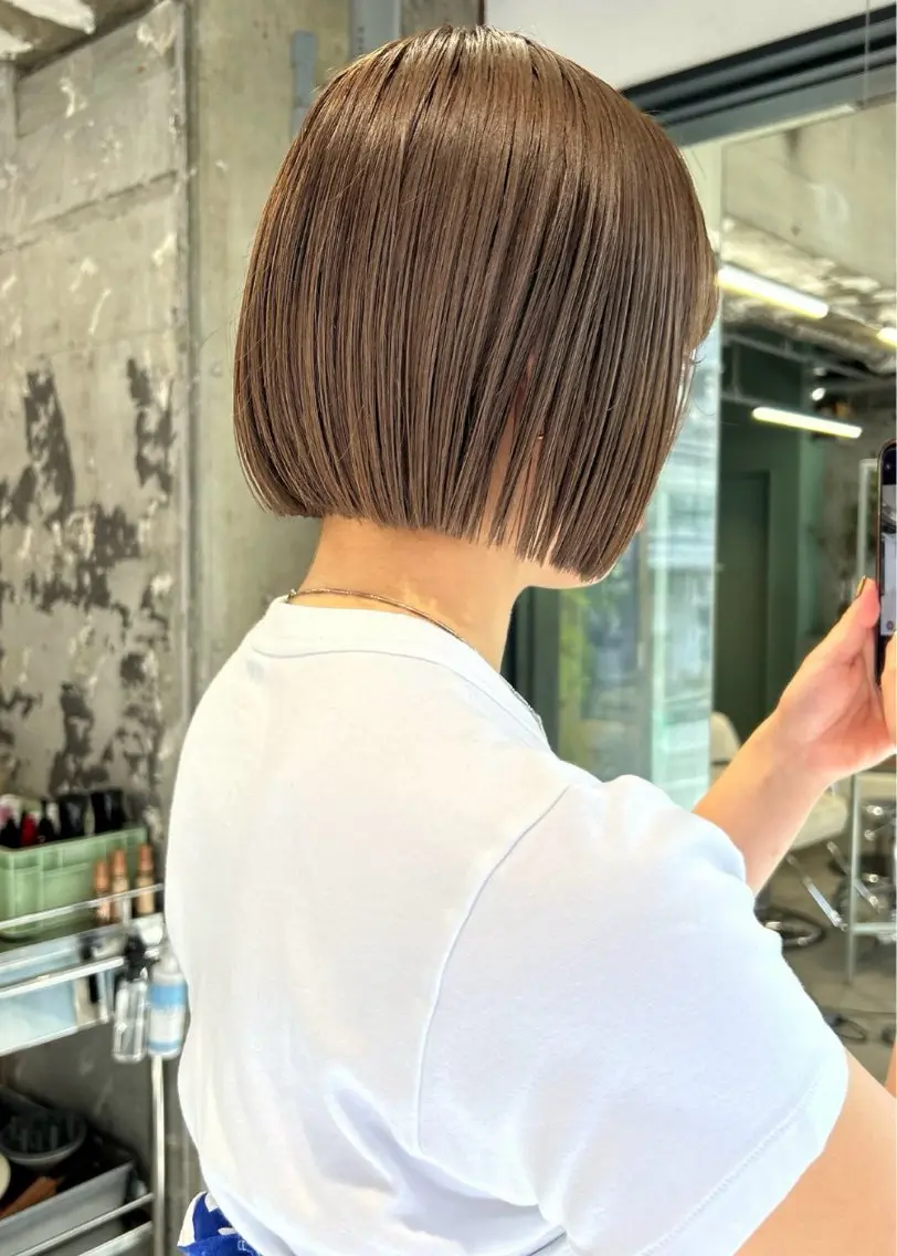 ショート カラー 似合わせカット カラー/心斎橋/メイのヘアスタイル