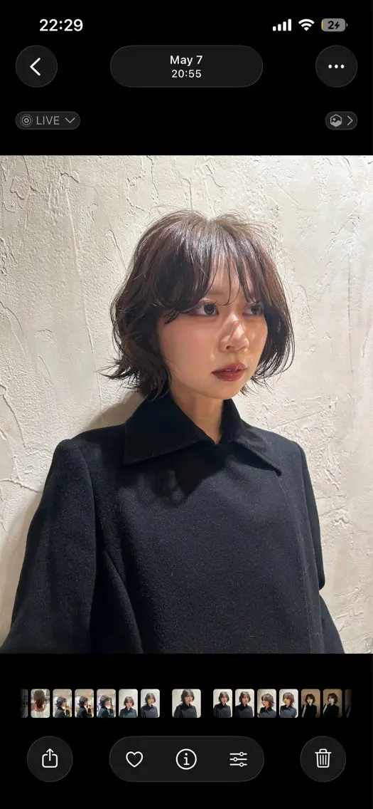 ショート パーマ カット パーマ momona english okのヘアスタイル