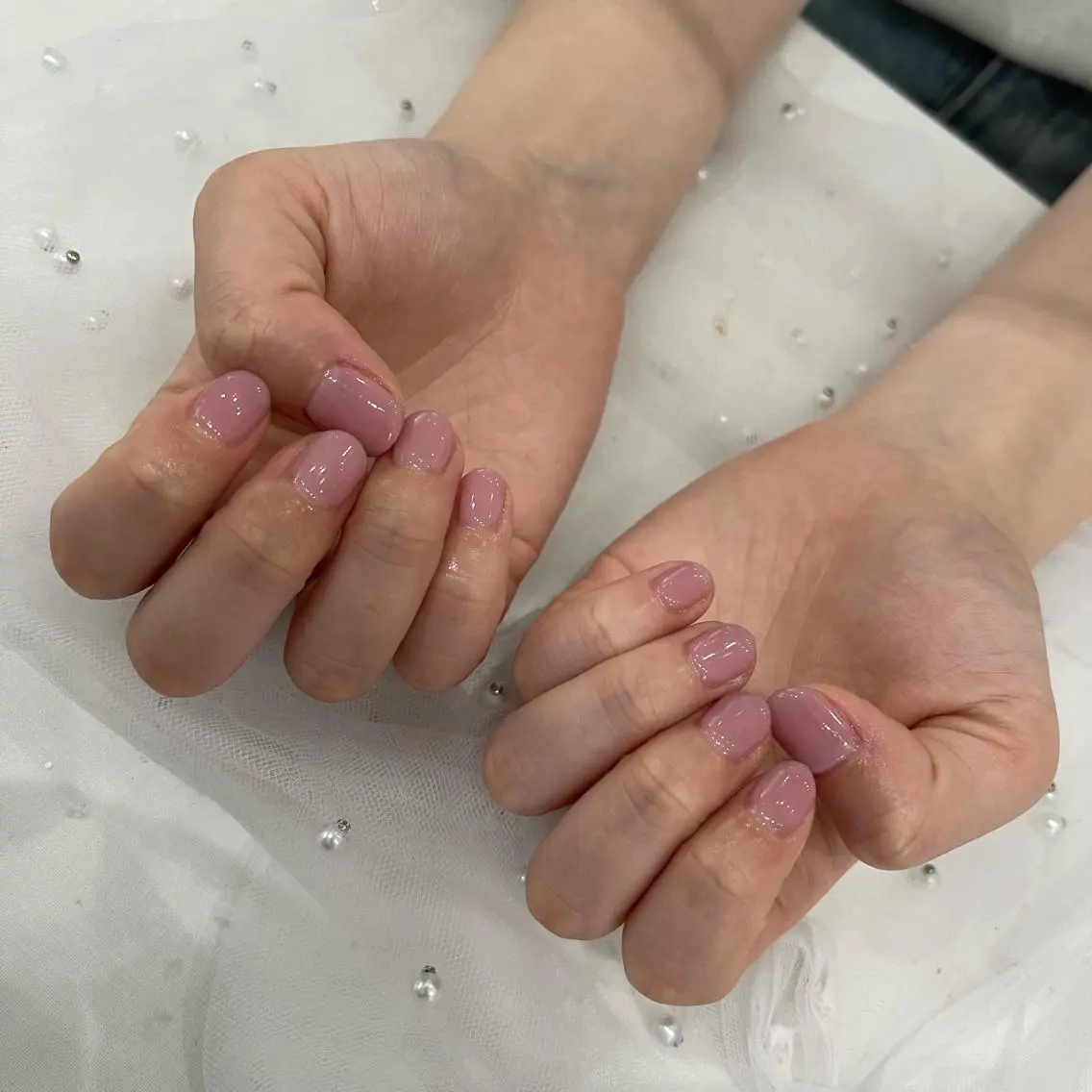 ネイル ワンカラーネイル Wish Nail 恒川のネイルデザイン