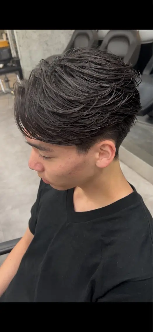 パーマ メンズ カット パーマ パーマ、縮毛特化🔥 ワタベリョウマのヘアスタイル