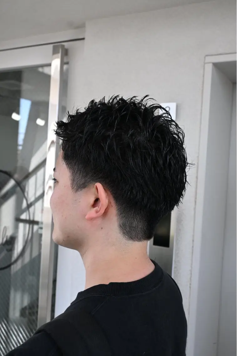 パーマ メンズ カット パーマ トリートメント ヘッドスパ ヘアセット カズキ🌼曲がる 縮毛矯正のヘアスタイル