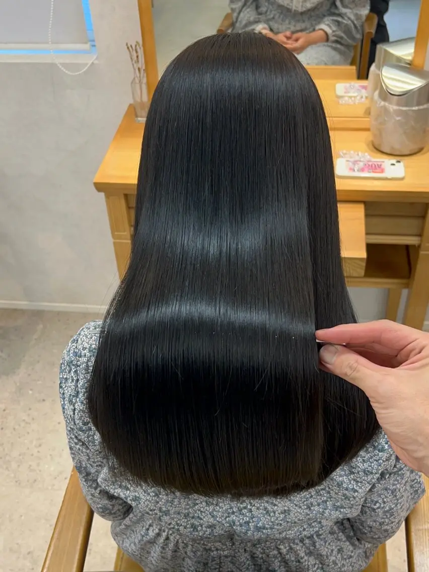 髪質改善+縮毛矯正の写真