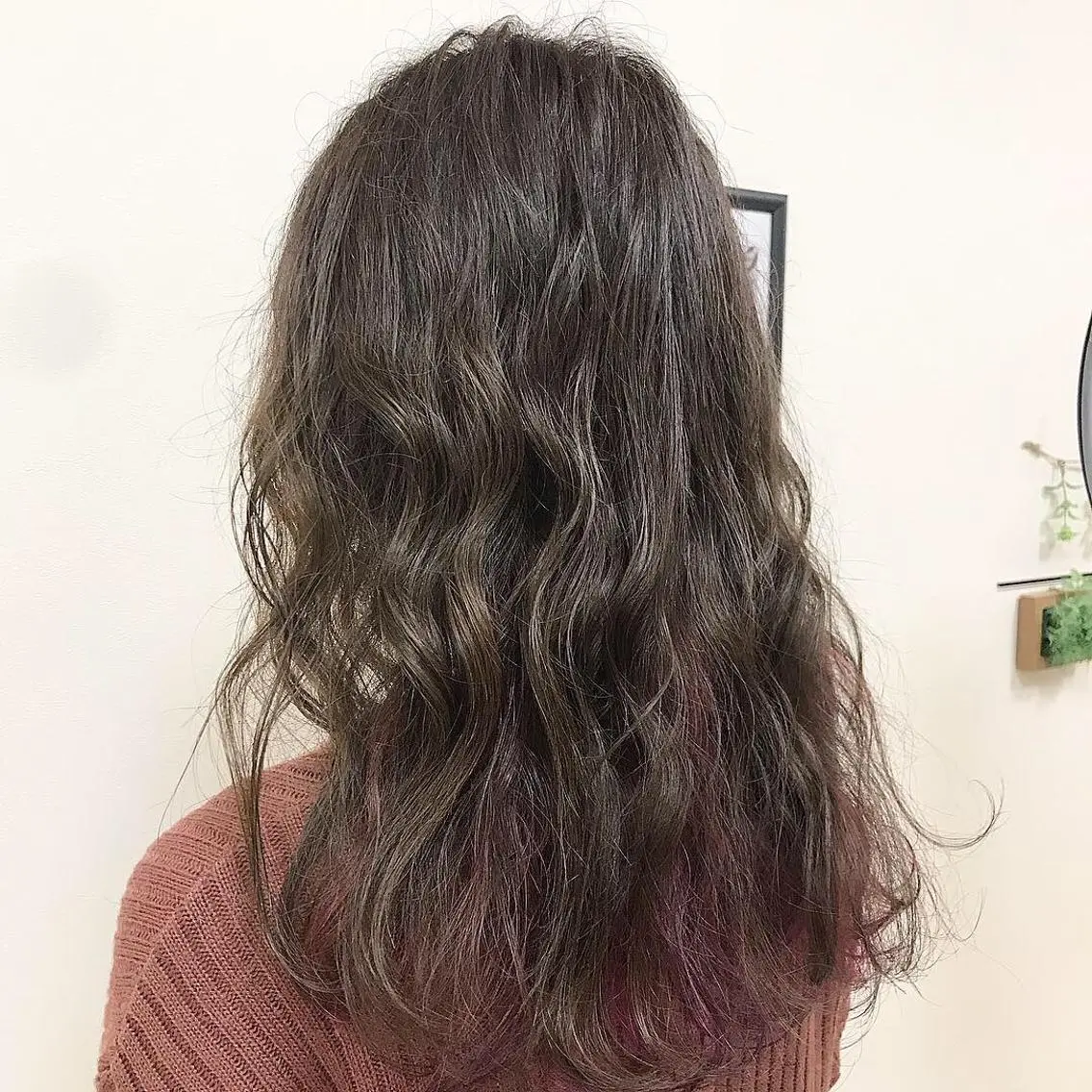 ロング カラー カット ヘアカラー トリートメント Lien 深井店のヘアスタイル