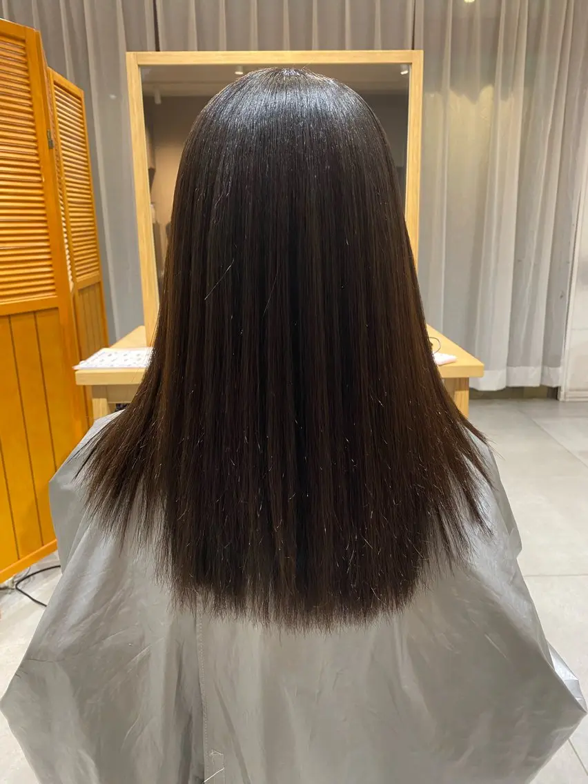 [🫧学生限定🫧]縮毛矯正(ストレートパーマ)で美しい髪に🧚‍♀️の写真