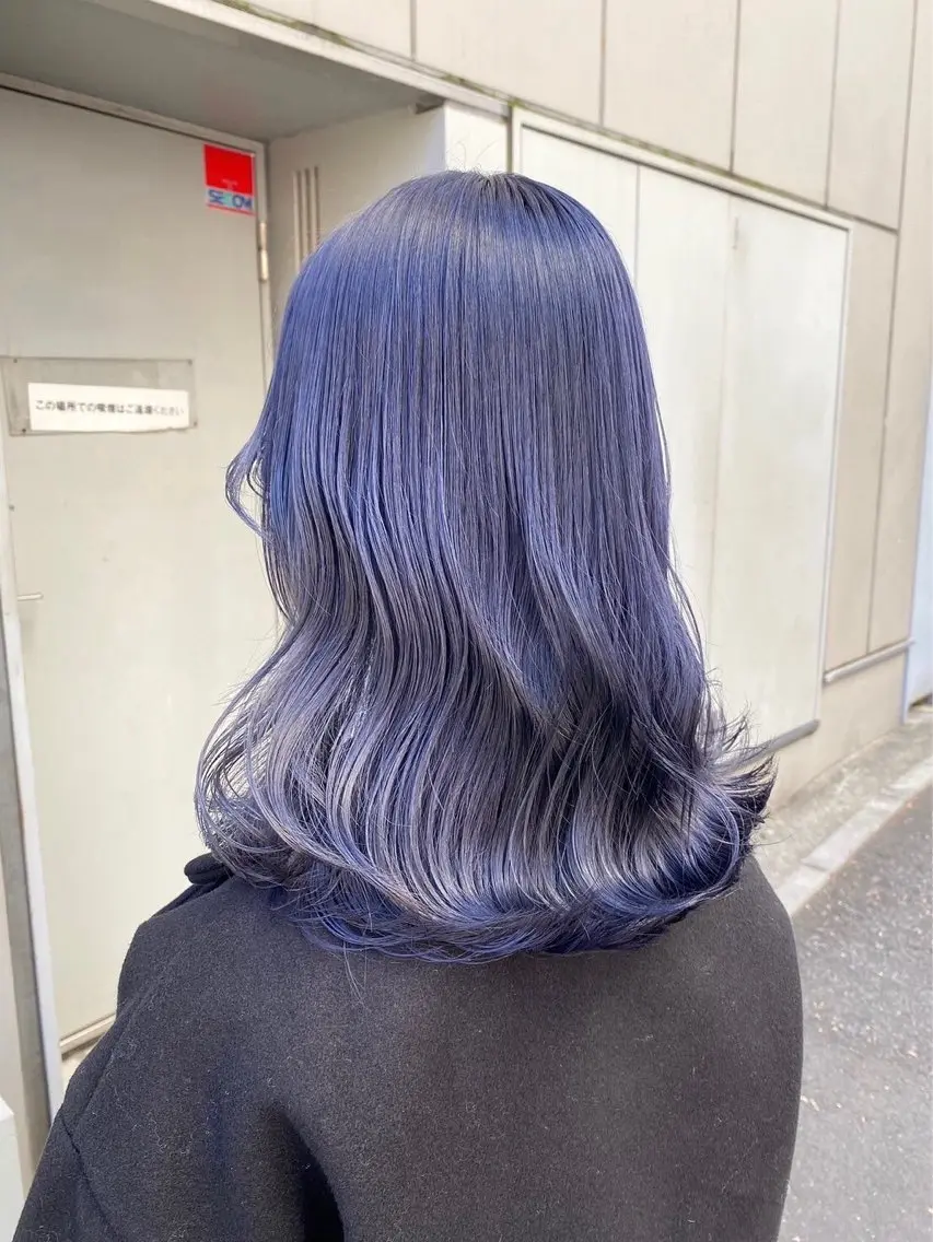 カラー 韓国レイヤー透明感 艶カラー美髪縮毛矯正のヘアスタイル