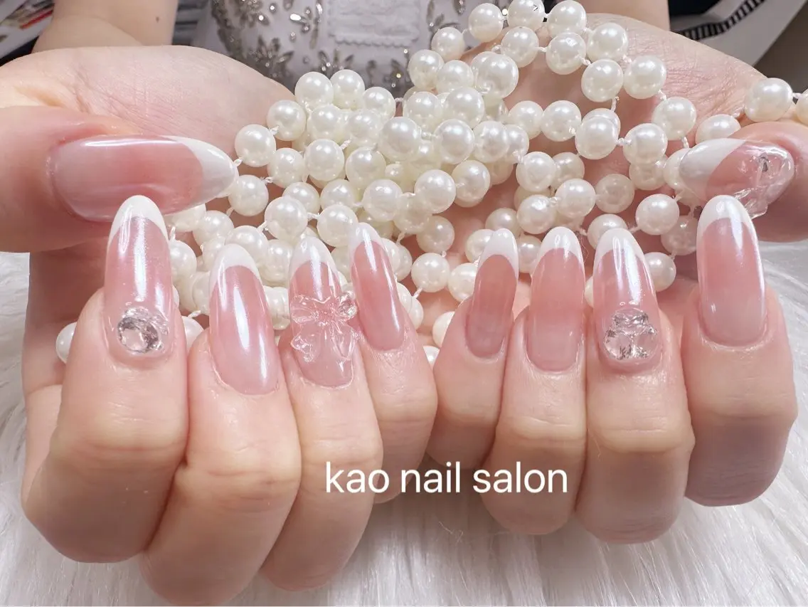 ネイル kao nail マグネット/長さだしのネイルデザイン