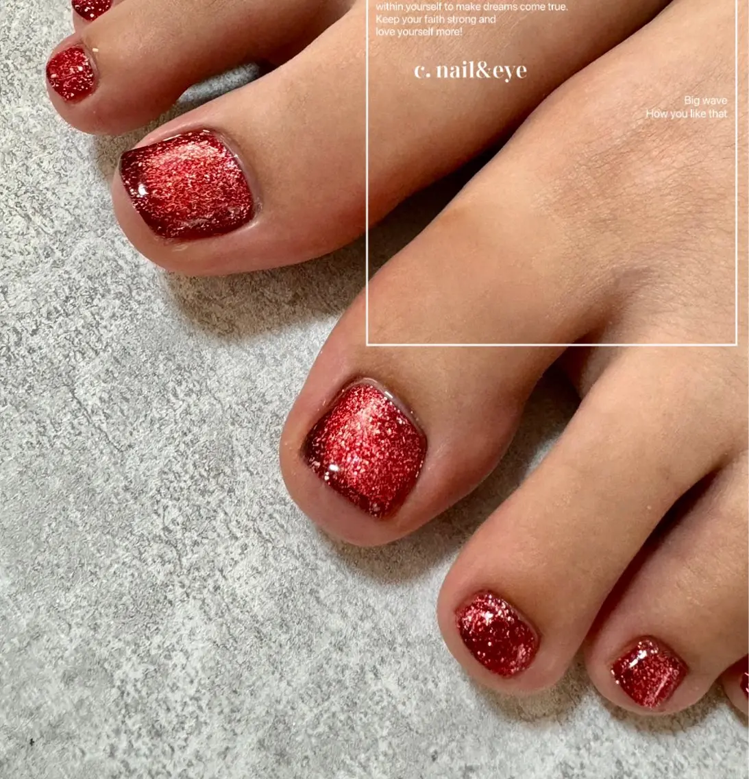 ネイル フラッシュネイル フレンチネイル 氷ネイル・うるうるネイル マグネットネイル フットネイル C.Nail &Eyeのネイルデザイン