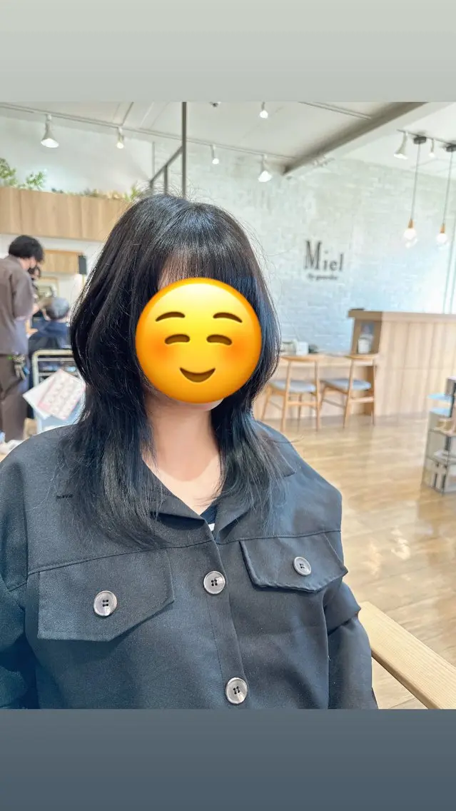 セミロング パーマ 木村 魁成のヘアスタイル