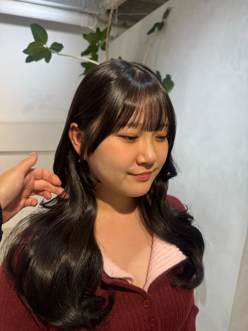 セミロング カット ヘアカラー トリートメント 新宿/顔周りカット +レイヤー＝しずく♩のヘアスタイル