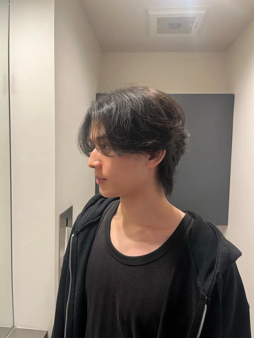 メンズ センターパート 刈り上げ 🦋Lond🦋 manakaのヘアスタイル