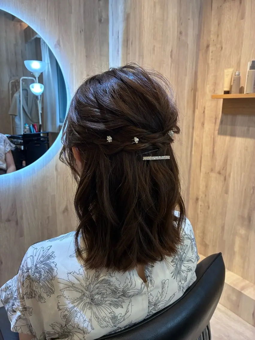 ショート ヘアアレンジ 伊達 育海のヘアスタイル