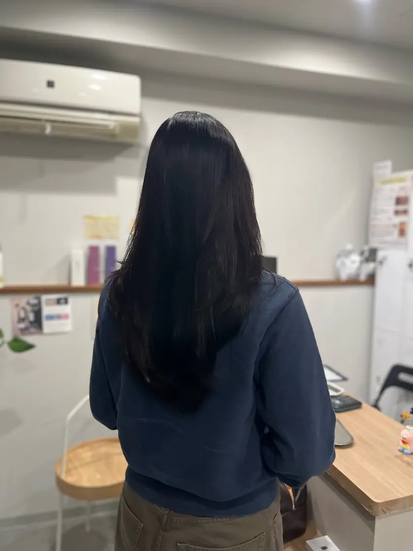 ロング レイヤーカット カット ヘアカラー トリートメント diva REMIのヘアスタイル