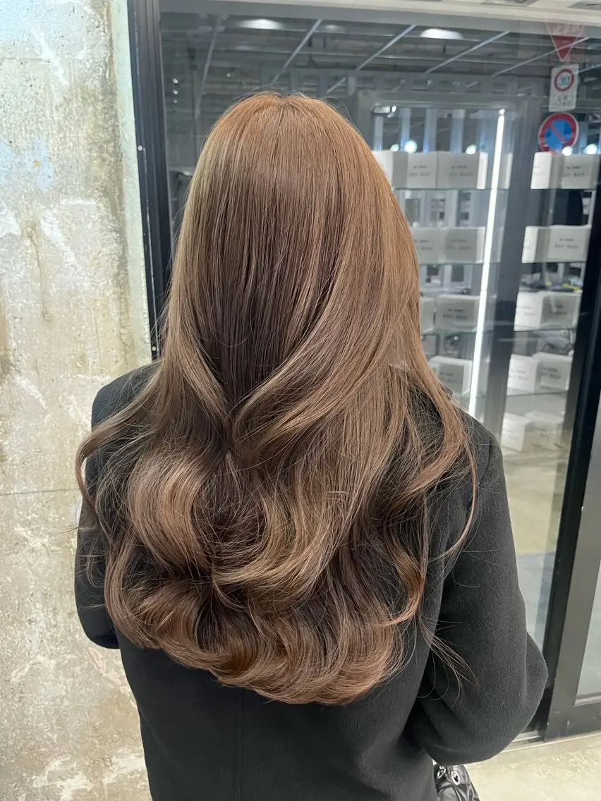 ロング カラー カット ヘアカラー トリートメント ダブルカラー/レイヤ ーカット 🤍ゆきなのヘアスタイル