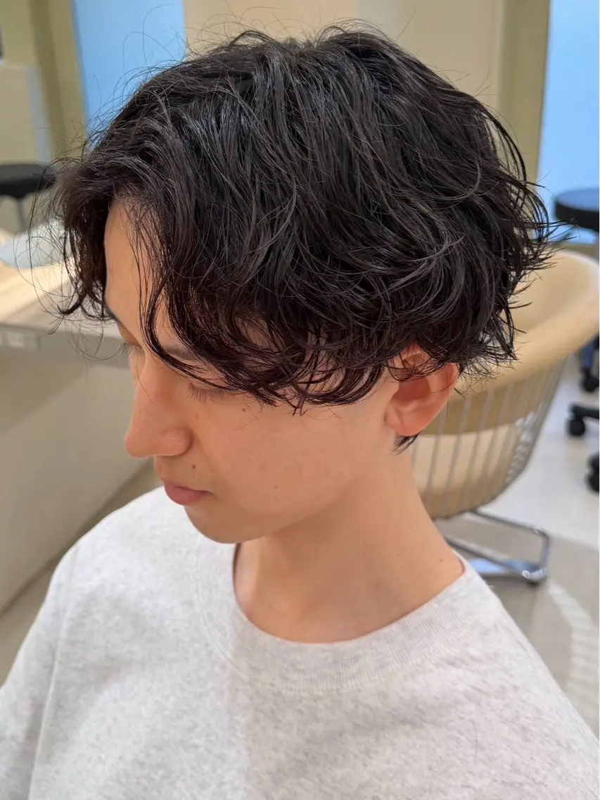 パーマ メンズ パーマ 横浜/カラー /パーマ/琉太のヘアスタイル