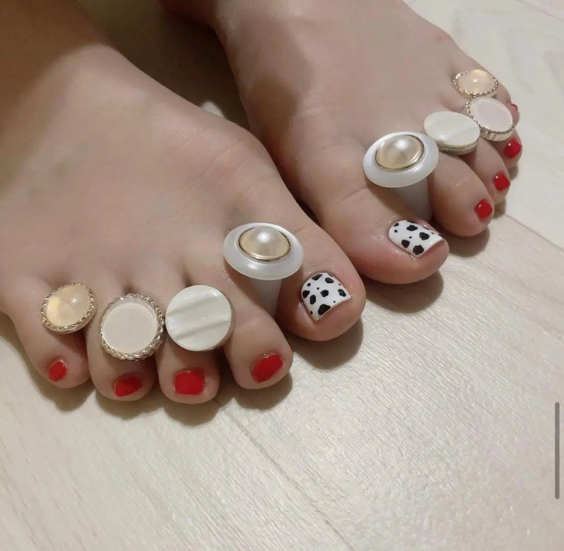 フット親指アートの写真