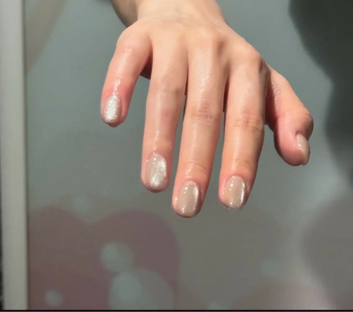 💗モデルコース💗自爪マグネットワンカラー(研修生向け、現金のみ、ロコみ不可)の写真