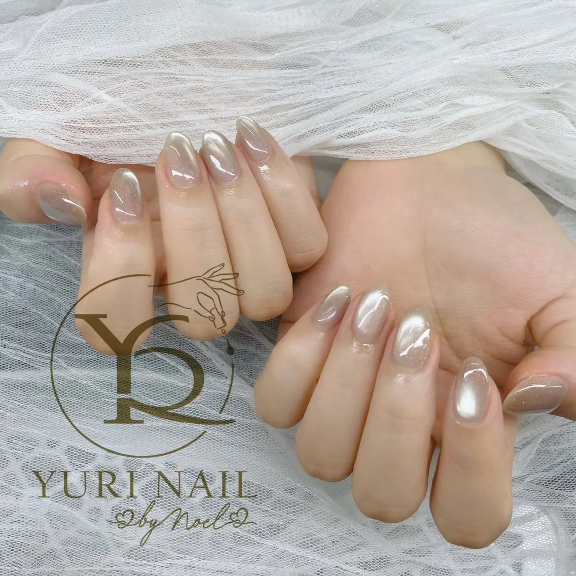 ネイル チークネイル フットネイル フレンチネイル グラデーション キラキラネイル ハンドネイル フットネイル ハンドケア YURI Nail Funabashiのネイルデザイン
