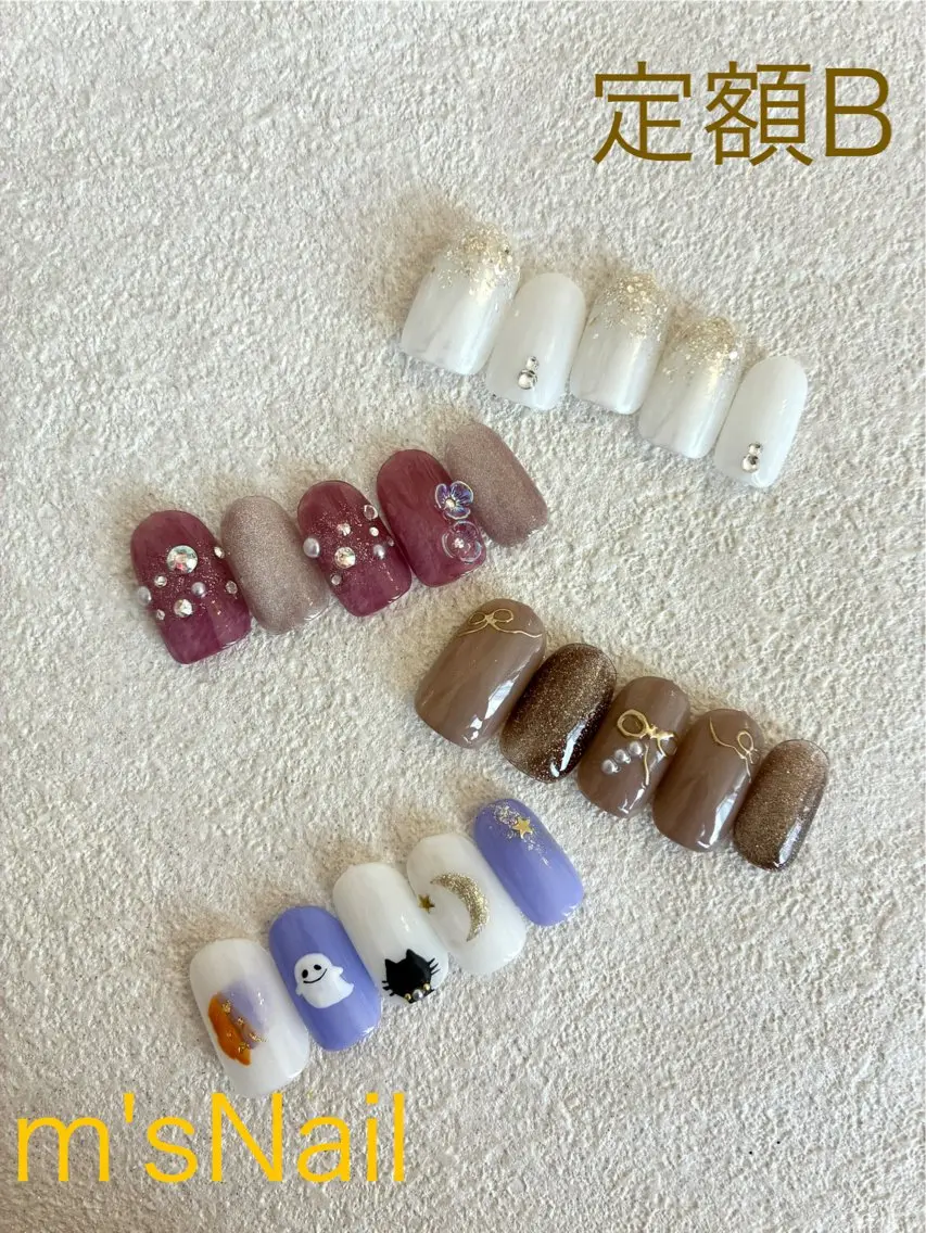 ネイル ジェルネイル パラジェル ハンドネイル m'sNail 福岡西区 ネイルのネイルデザイン
