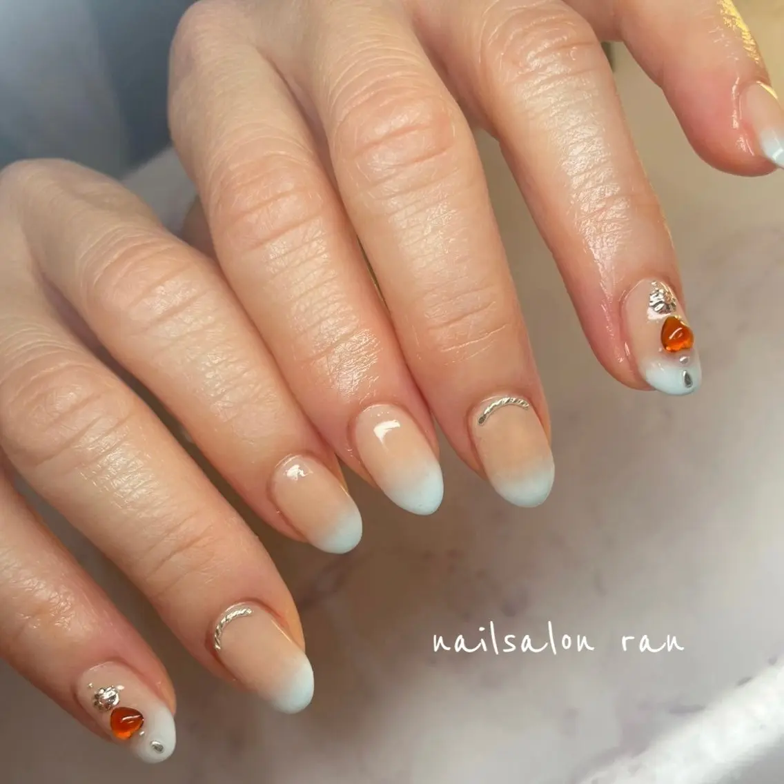 ネイル 春ネイル nailsalon ranのネイルデザイン