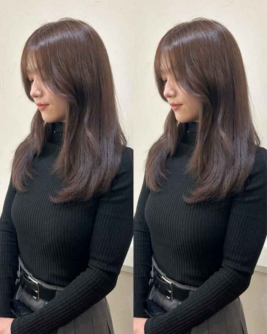 ミディアム ボブ 髪質改善 縮毛矯正 トリートメント 酸熱トリートメント カット ヘアカラー 【SET-UP】高橋 海輝のヘアスタイル