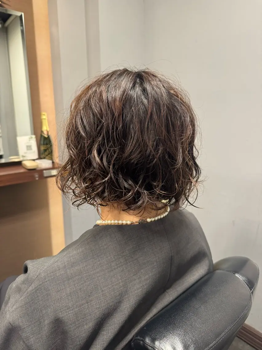 パーマ カット パーマ 豊田 愛斗のヘアスタイル
