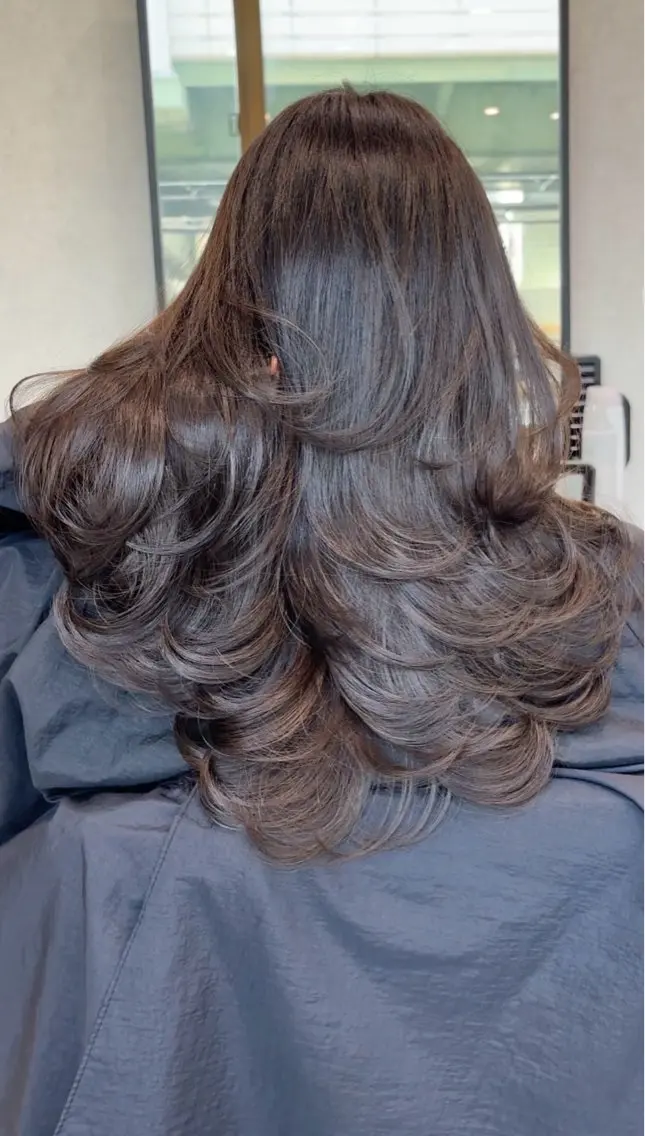 ロング 心斎橋/海外レイヤー 募集中三好玲奈のヘアスタイル