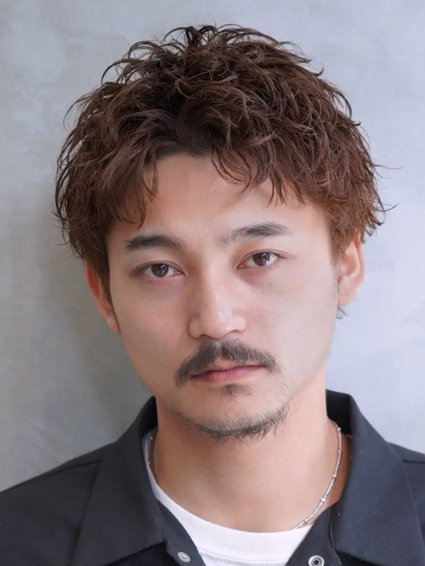 パーマ カット パーマ 岩下 凰雅のヘアスタイル