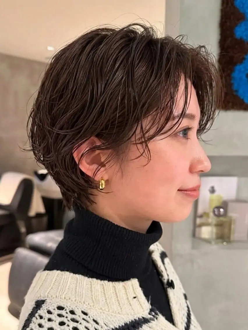 ショート ヘアカラー ⋆꙳ yui 𖤐のヘアスタイル
