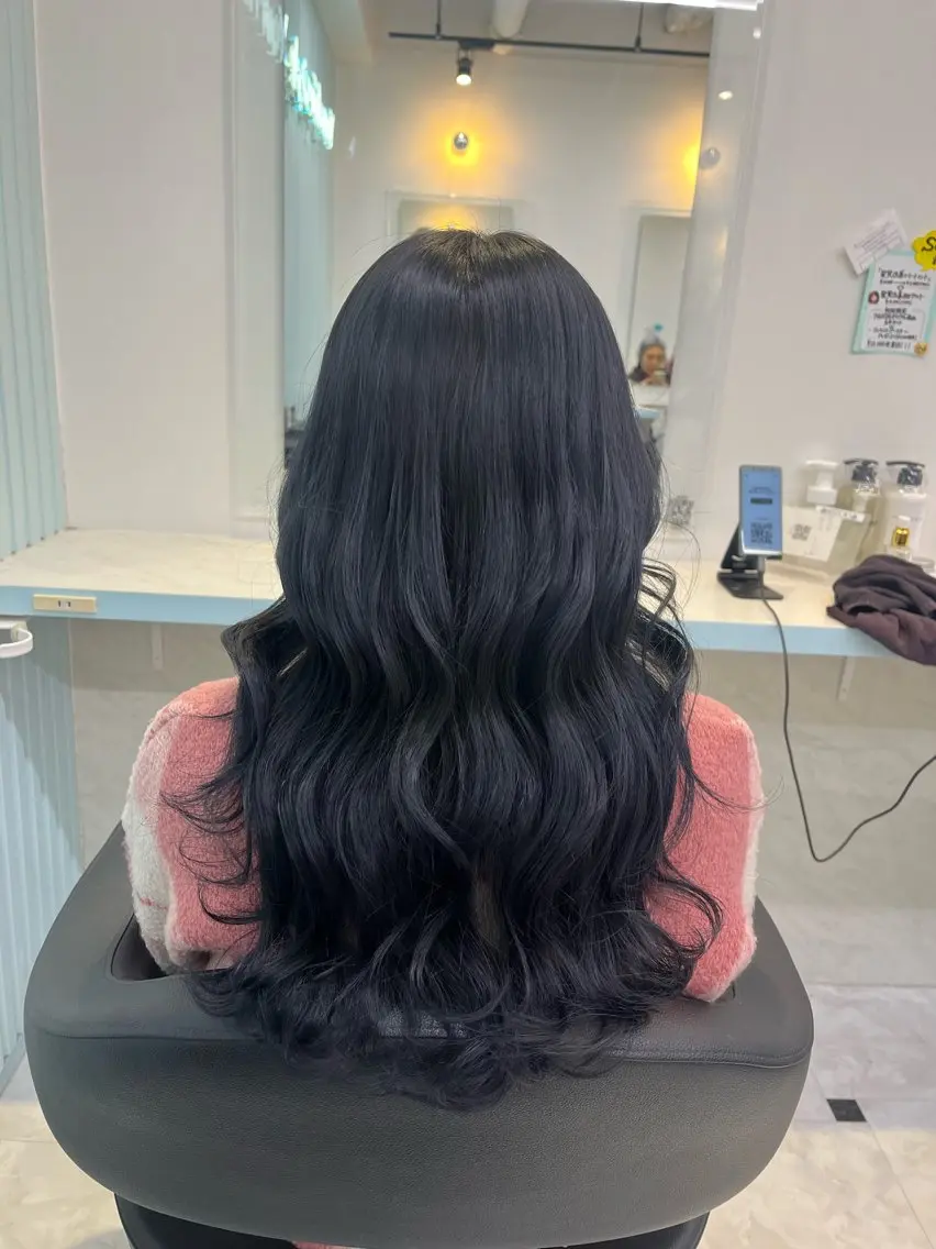 ロング カラー ヘアカラー トリートメント ブリーチカラー 🩵MIZUKIのヘアスタイル