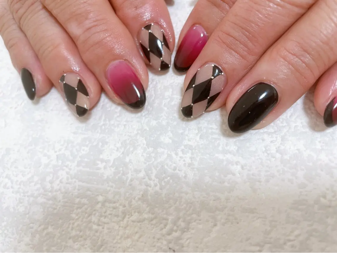 ネイル アートネイル ジェルネイル 韓国ネイル メンズネイル パラジェル kiki nail たまプラーザのネイルデザイン