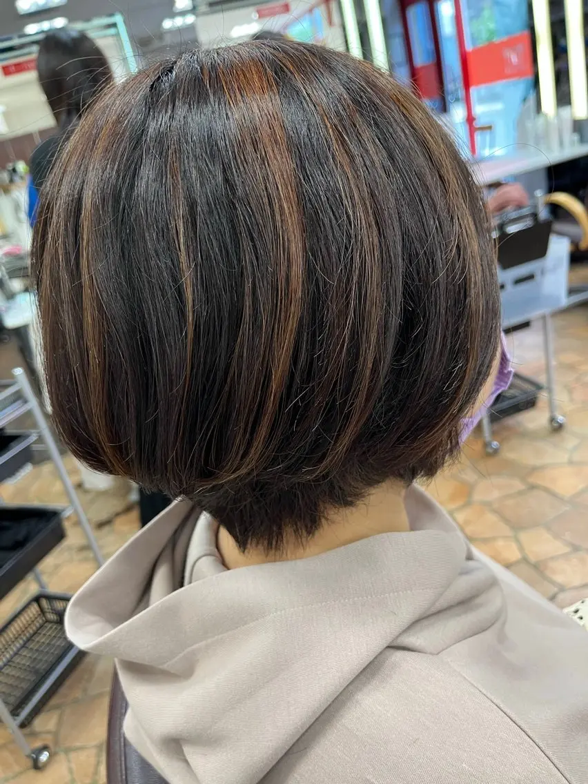 ショート カラー ヘアカラー トリートメント ✨ショート/ボブ 縮毛矯正✨アキラのヘアスタイル