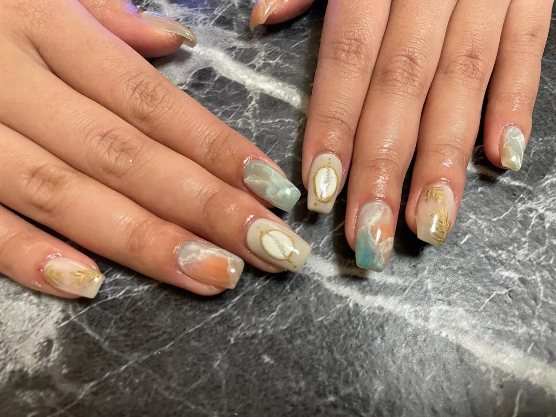 ネイル ハンドネイル 山中 あいのネイルデザイン