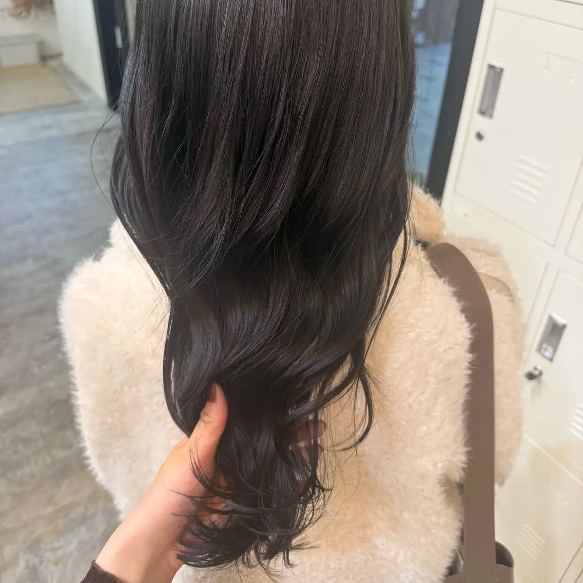 ロング カラー 透明感カラー カット ヘアカラー トリートメント shin enom yuukaのヘアスタイル