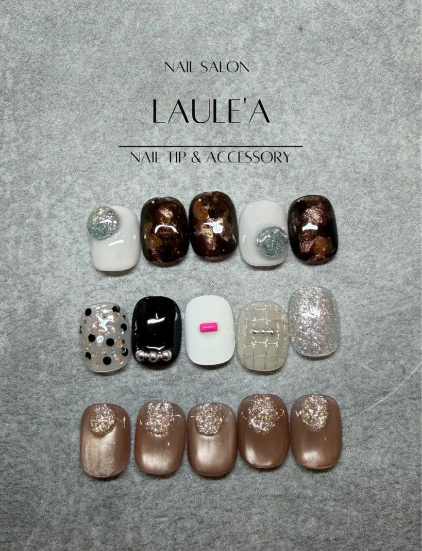 ネイル アートネイル ハンドネイル nailsalon Laule'aのネイルデザイン