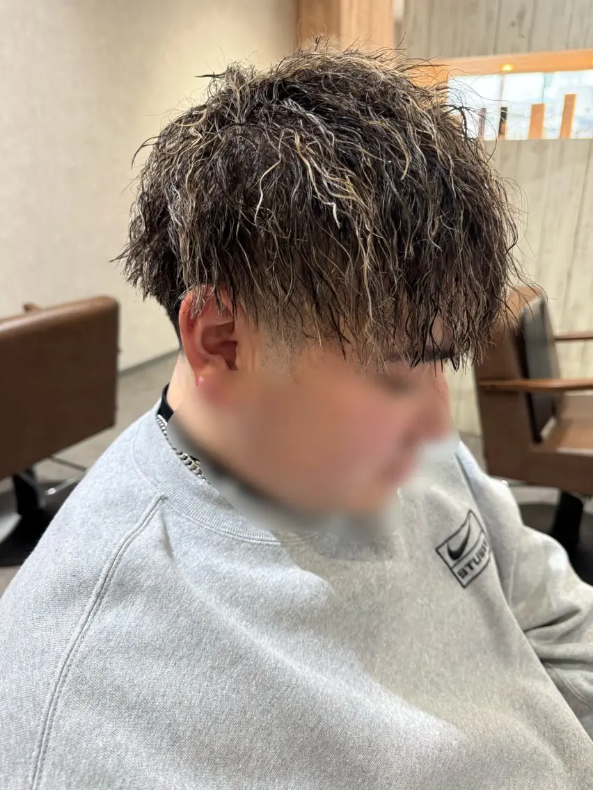 メンズ メンズメッシュ Bish Yanaのヘアスタイル