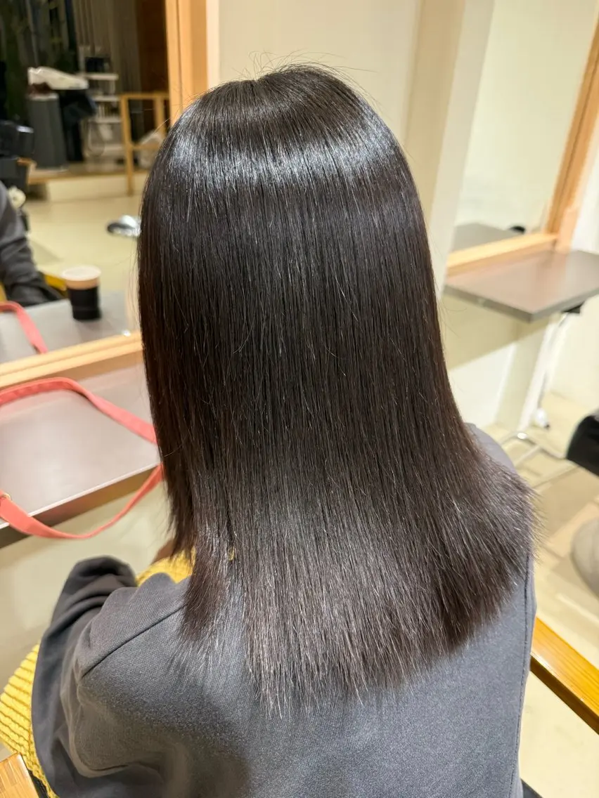 ミディアム 縮毛矯正 龍澤 海人のヘアスタイル