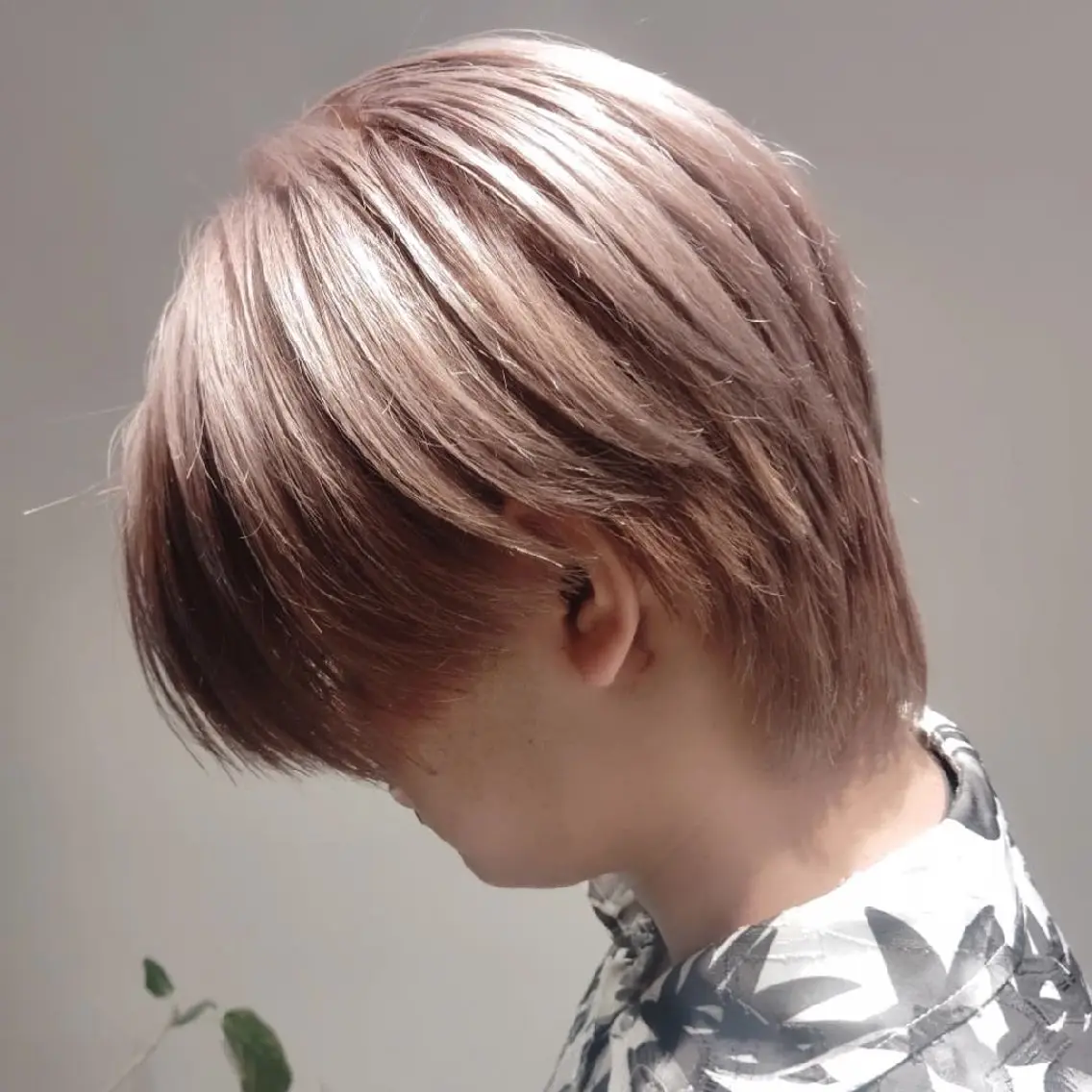 カラー メンズ カット ヘアカラー トリートメント 山中 あるのヘアスタイル