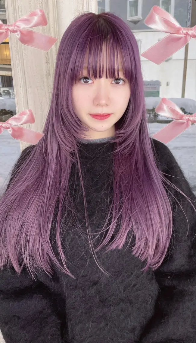 ロング ヘアカラー トリートメント Re;tique🎀 ／ricoのヘアスタイル
