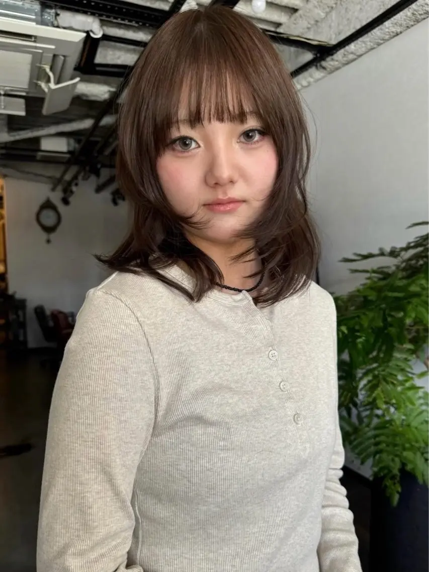 カラー 後藤 未奈のヘアスタイル